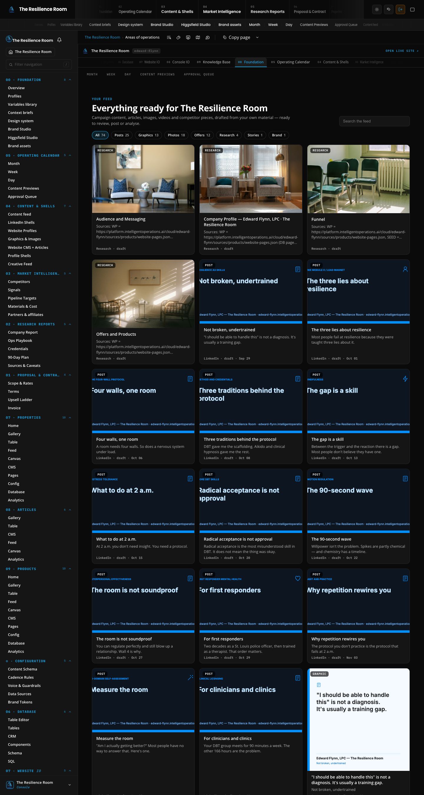 Edward Flynn · The Resilience Room: Console home