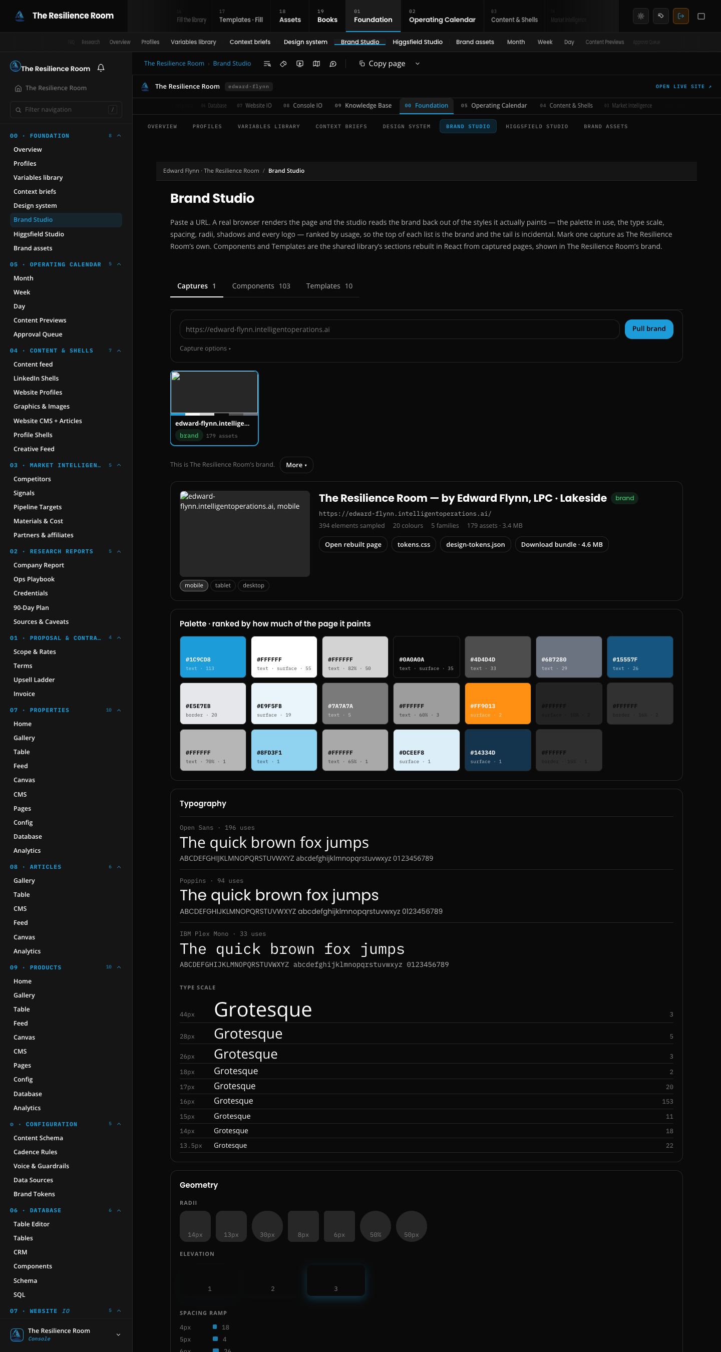 Edward Flynn · The Resilience Room: Brand Studio