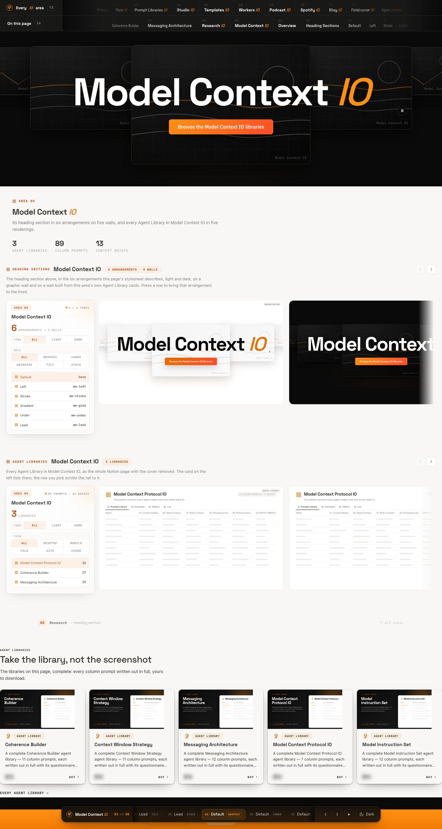 Intelligent Operations: Website — 04Model Context IO