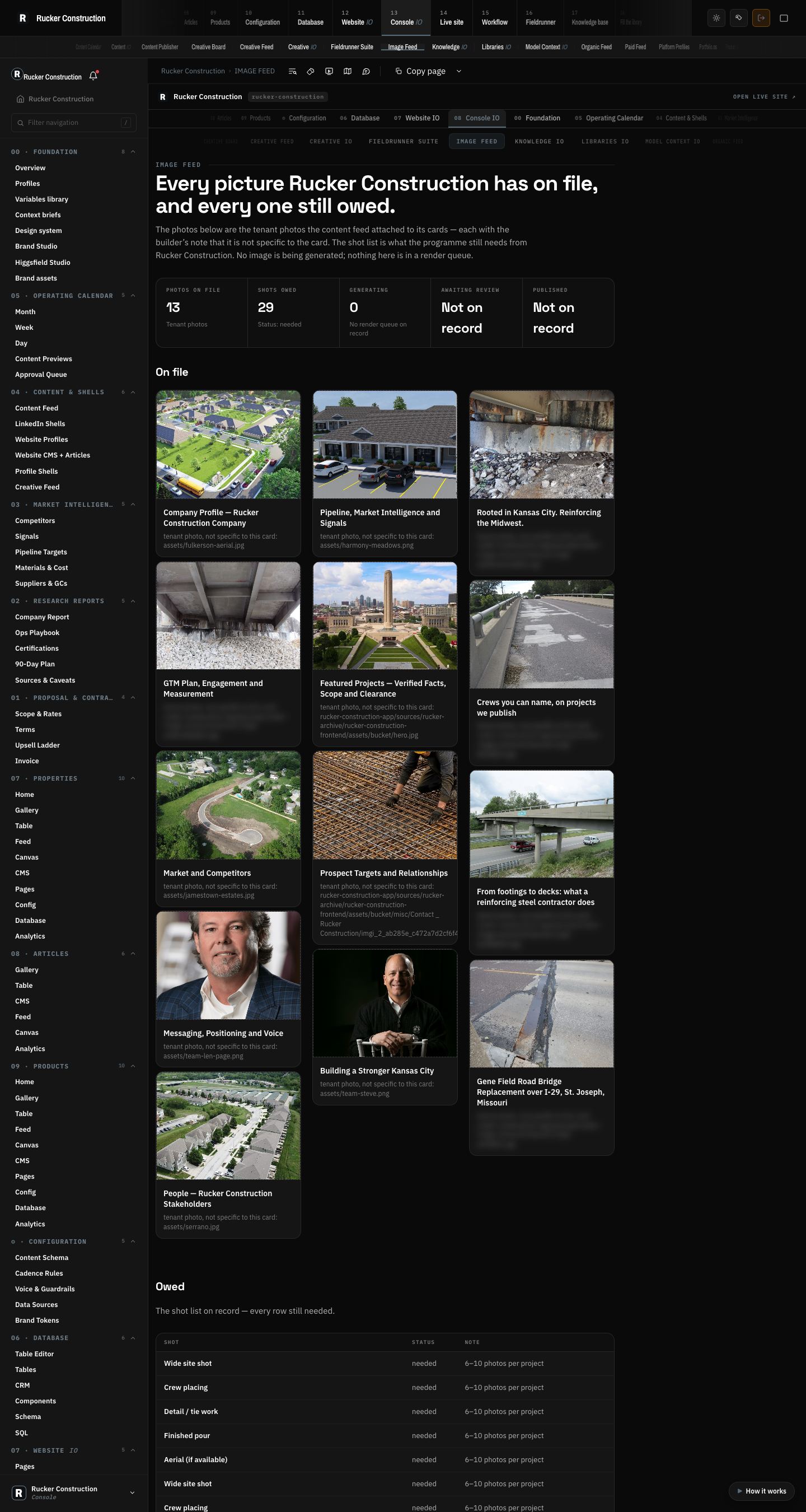 Rucker Construction: Image feed