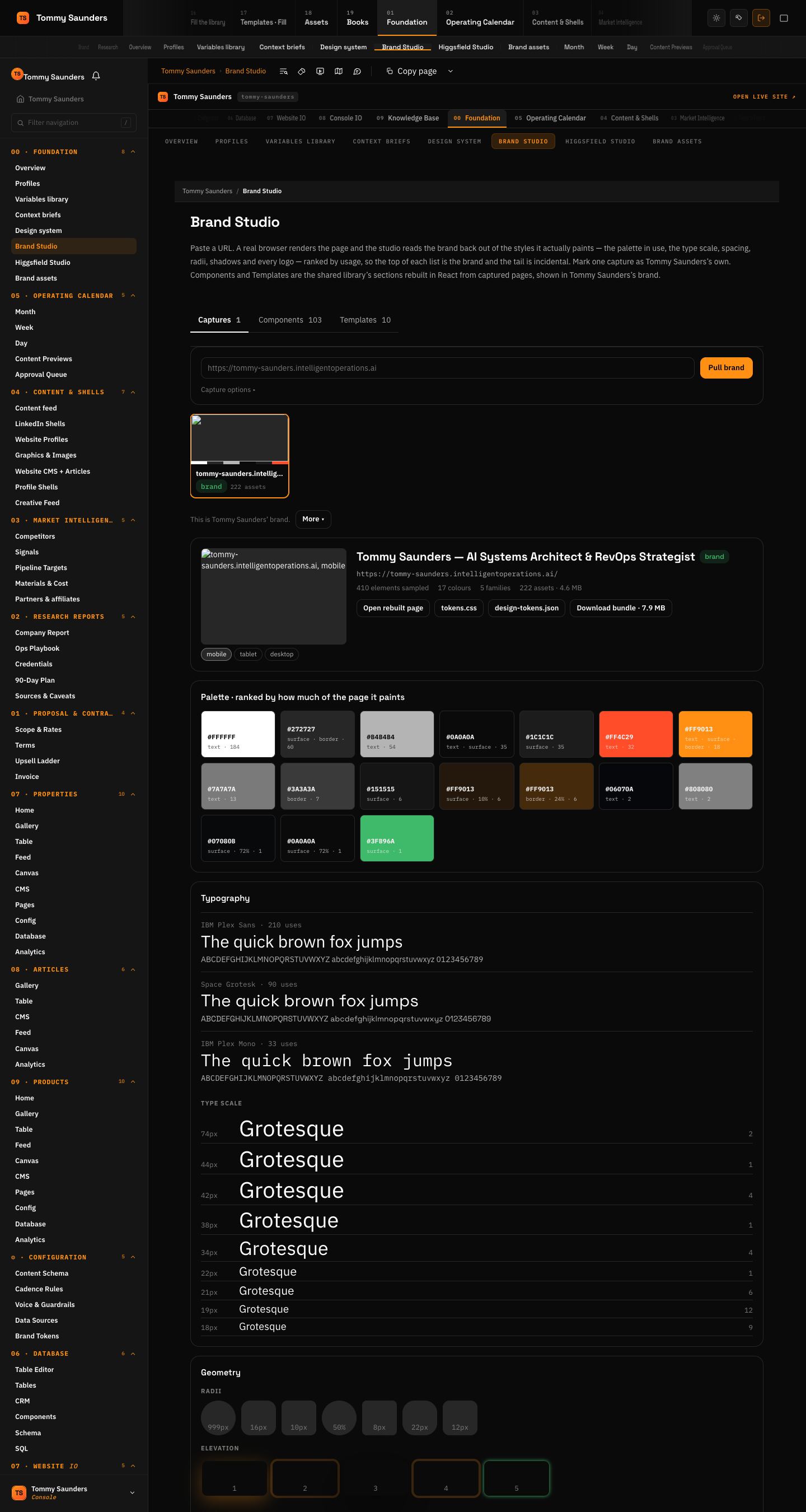 Tommy Saunders: Brand Studio