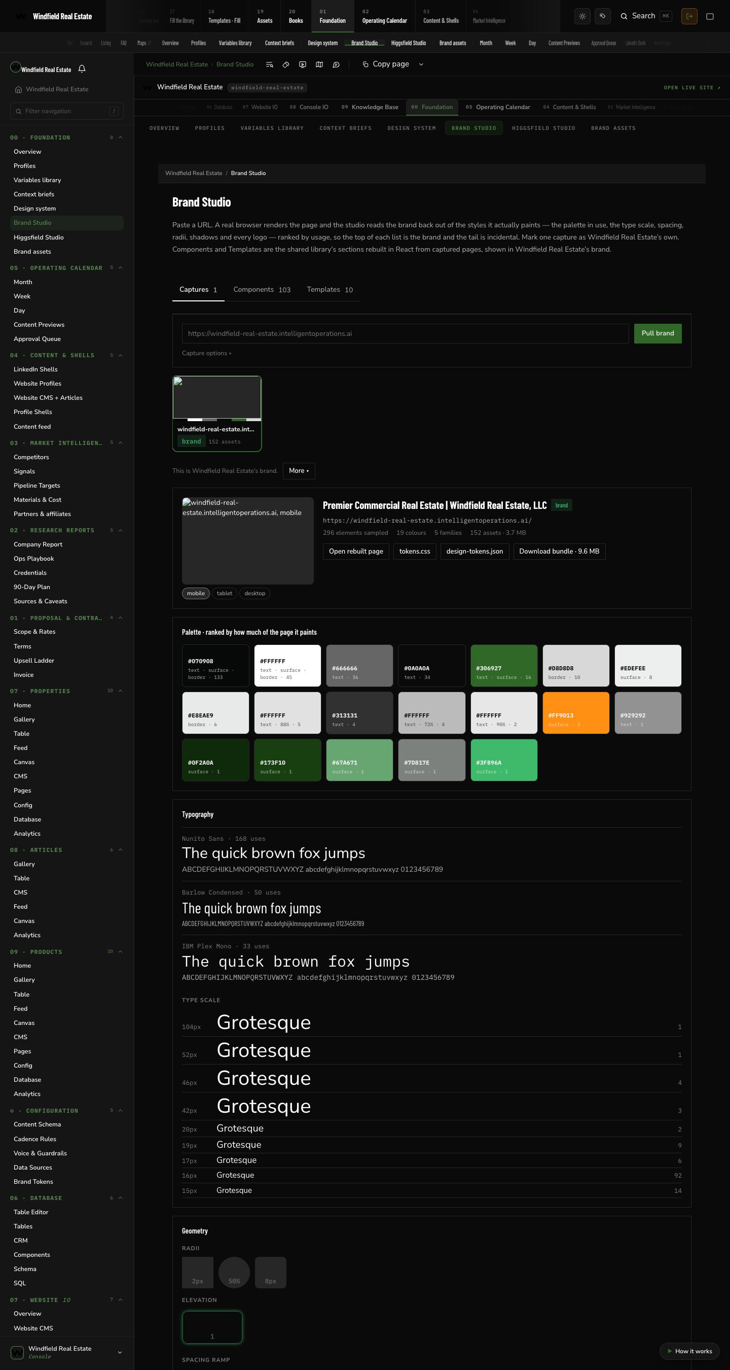 Windfield Real Estate: Brand Studio