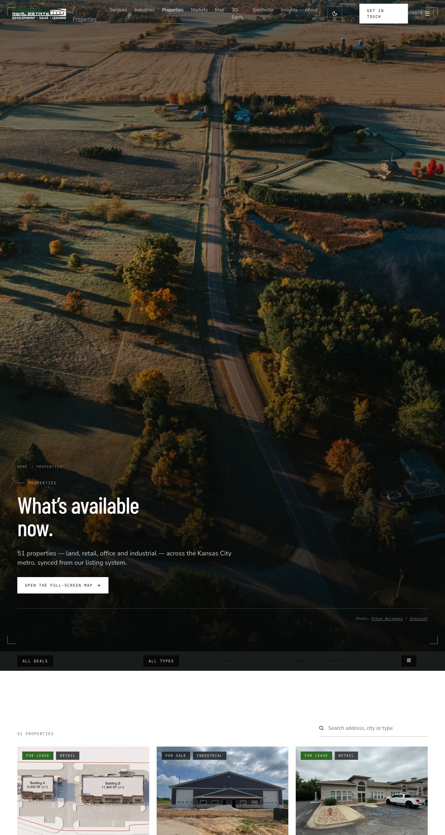 Windfield Real Estate: Website — Properties